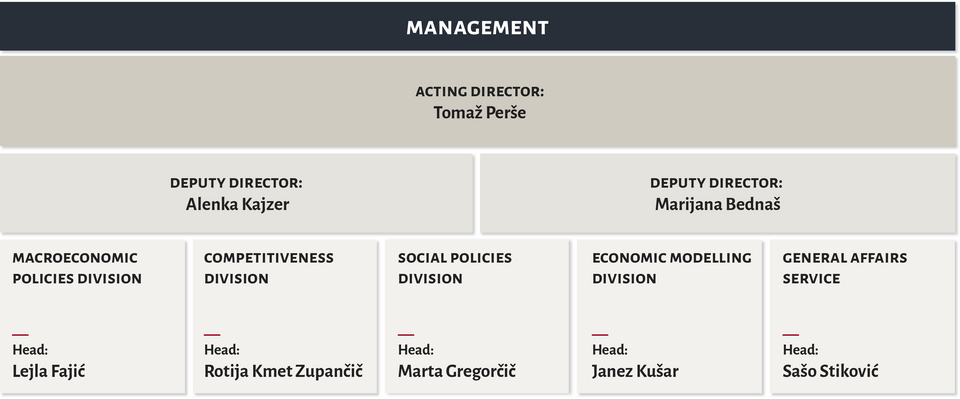 Internal organisation units 