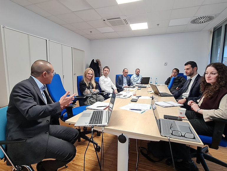 The presentation at the conclusion of the project "Upgrade of Modeling Tools to Support Macroeconomic Forecasting in Slovenia