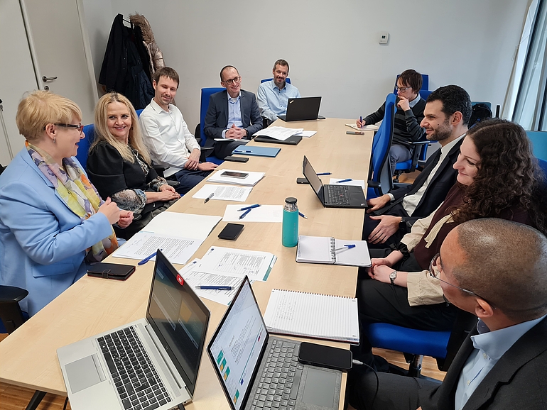 The presentation at the conclusion of the project "Upgrade of Modeling Tools to Support Macroeconomic Forecasting in Slovenia