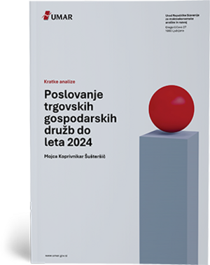 Naslovnica publikacije Poslovanje trgovskih gospodarskih družb do leta 2024